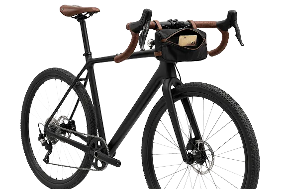 Ondrela card in a bicycle frame bag