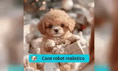 Cane robot realistico